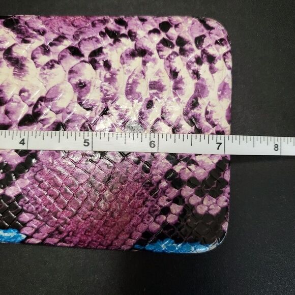 Purple and blue wallet - Picture 4 of 10